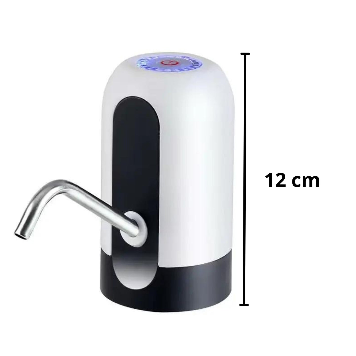 Grupo Gadmi 1 Dispensador de Agua automático con luz led, Dispensador de Agua con luz led con Carga por Cable USB Bomba de Agua automatica para garrafon de Agua