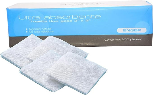 Esponjas no tejidas para uso general Gasas 1000 piezas 5x5 gasas dentista Gasas no estériles 5 x 5 cm 1000 piezas gasas dentales material curación para heridas