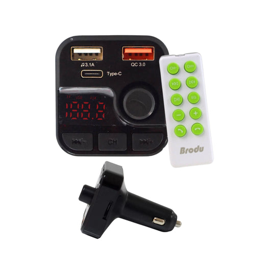 trasmisor bluetooth para coche manos libres inalambrico con control remoto para automóvil Transmisor Bluetooth para Carro FM Transmisor Coche Auto Radio Reproductor Música MP3 Entrada USB Micro SD